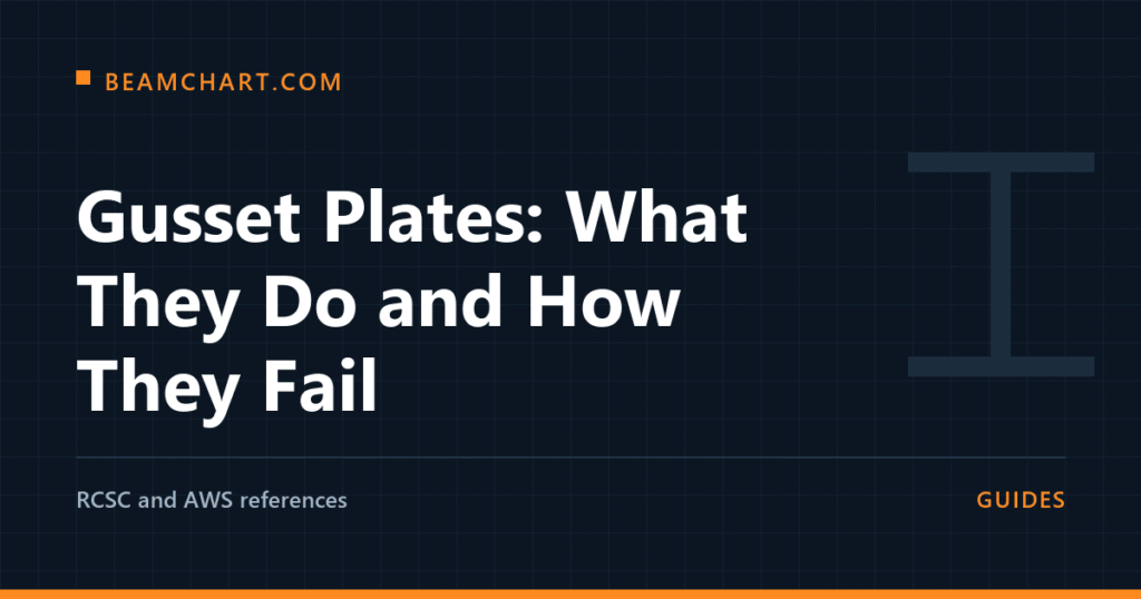 Gusset plates: what they do and how they fail