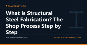 What Is Structural Steel Fabrication? The Shop Process Step by Step ...